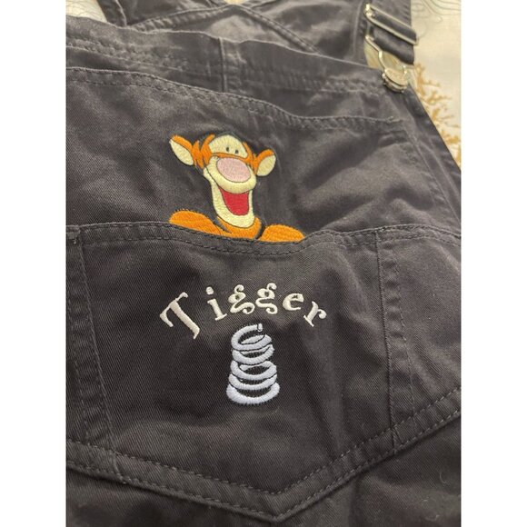 NWT VTG 90s Disney Pooh Tigger Black Short Overalls Women’s 22W Plus Collector - Picture 4 of 16